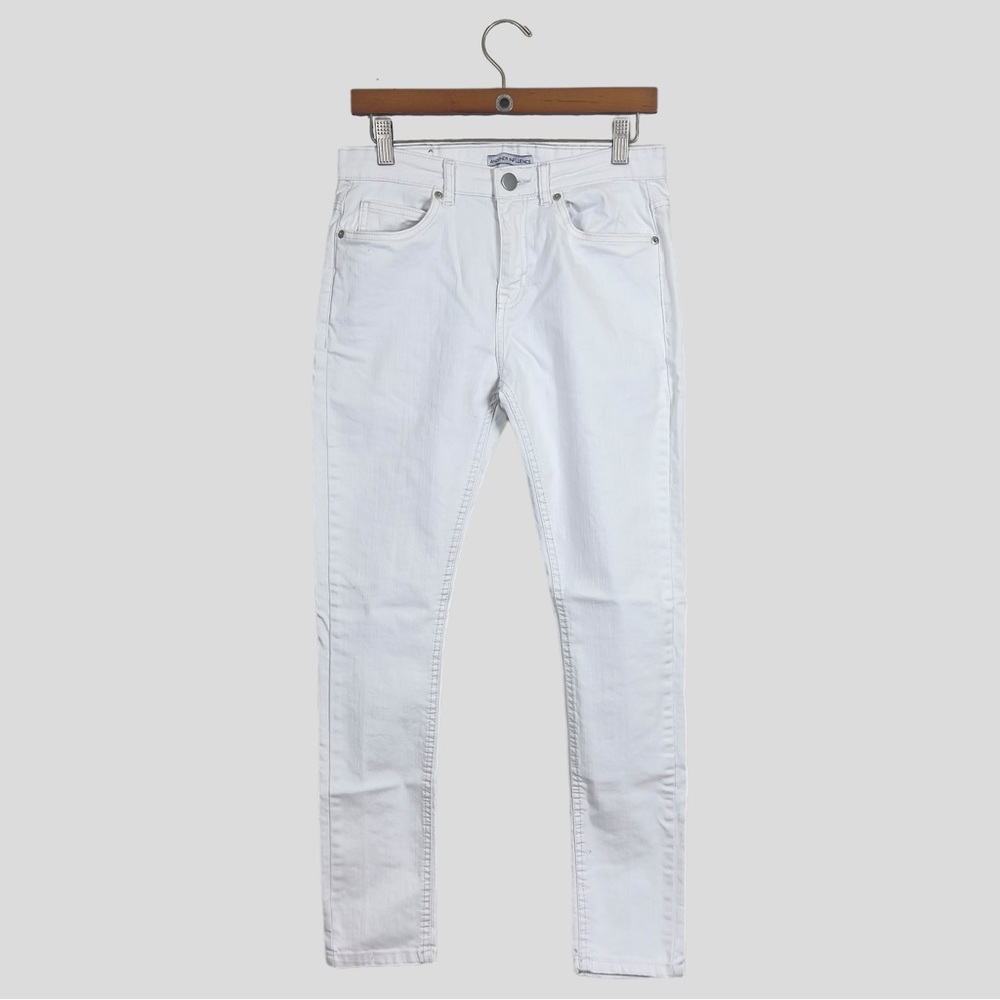 Another Influence White Denim Jeans
